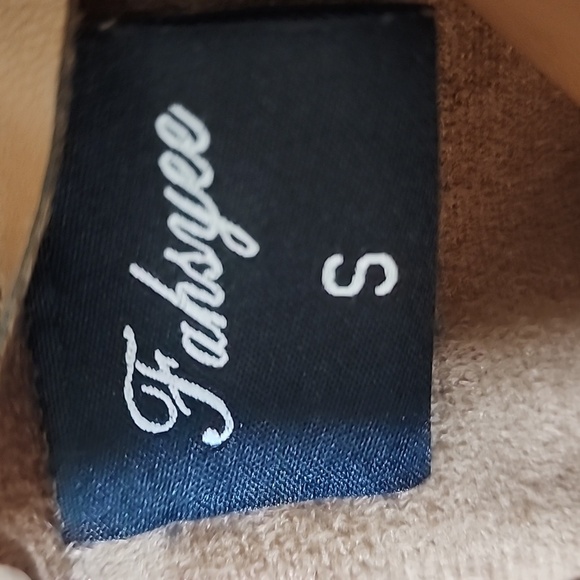 Leather brown skirt - Picture 4 of 4